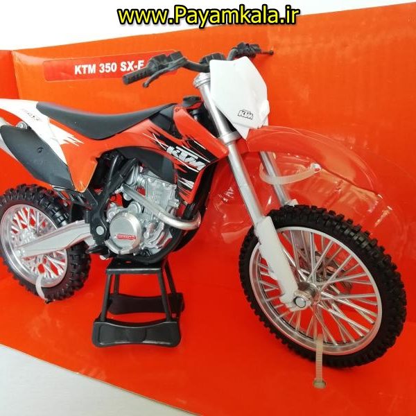 (سایز بزرگ NEWRAY) ماکت فلزی موتورسیکلت کی تی ام (KTM 350 SX-F)(1/12)