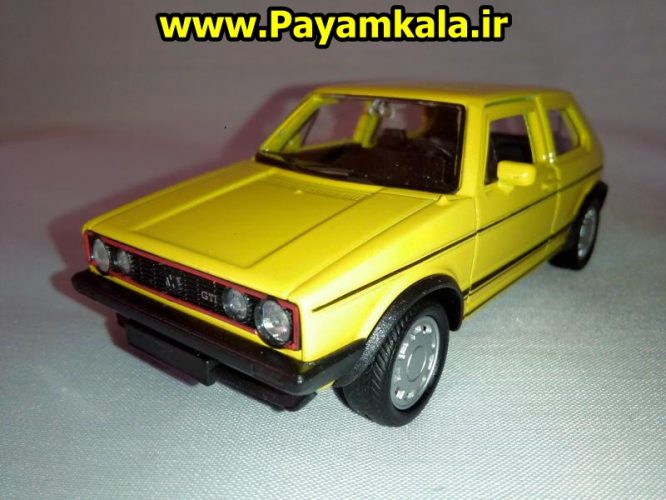 ماکت فلزی اسباب بازی ماشین گلف VOLKSWAGEN GOLF I GTI) GTI)