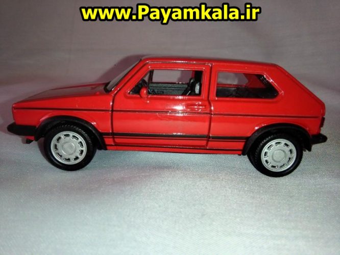 ماکت فلزی اسباب بازی ماشین گلف VOLKSWAGEN GOLF I GTI) GTI)