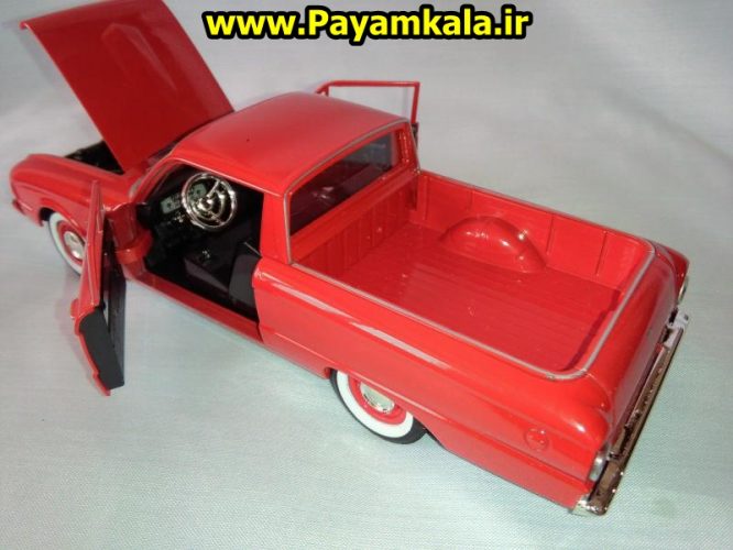 ماکت وانت فورد رانچرو 1960 (FORD RANCHERO) بزرگ 1:24 : فروش انواع ماکت ماشینهای ایرانی و خارجی ارسال پستی سراسر ایران