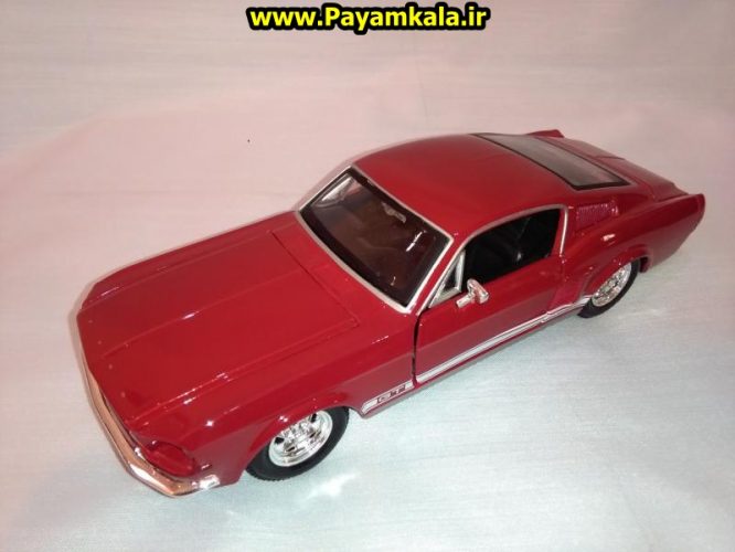 ماکت فلزی فورد موستانگ 1967 بزرگ (1:24) (FORD MUSTANG 1967 GT BY MAISTO)