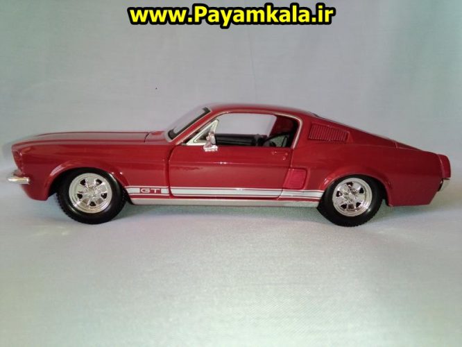 ماکت فلزی فورد موستانگ 1967 بزرگ (1:24) (FORD MUSTANG 1967 GT BY MAISTO)