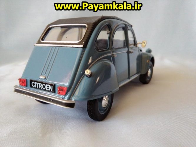 ماکت فلزی ماشین اسباب بازی ژیان 2CV (سیتروئن) بزرگ 1:24 ساخت WELLY