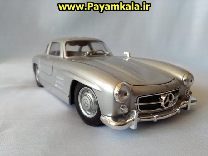 ماکت فلزی اسباب بازی مرسدس بنز 300SL بزرگ (1:24)(MERCEDES-BENZ BY WELLY)