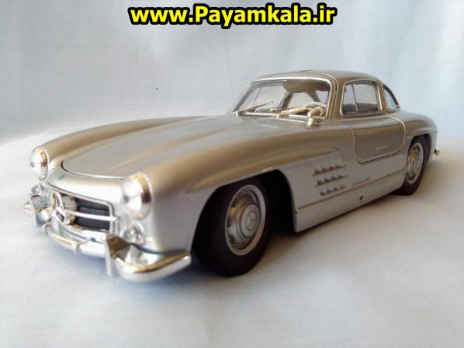 ماکت فلزی اسباب بازی مرسدس بنز 300SL بزرگ (1:24)(MERCEDES-BENZ BY WELLY)