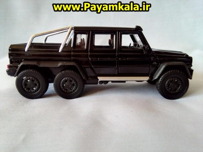 Mercedes-Benz G63 AMG 6X6 (آبی) ماکت ماشین فلزی اسباب بازی مرسدس بنز شاسی بلند 6 چرخ(1:32 WELLY)