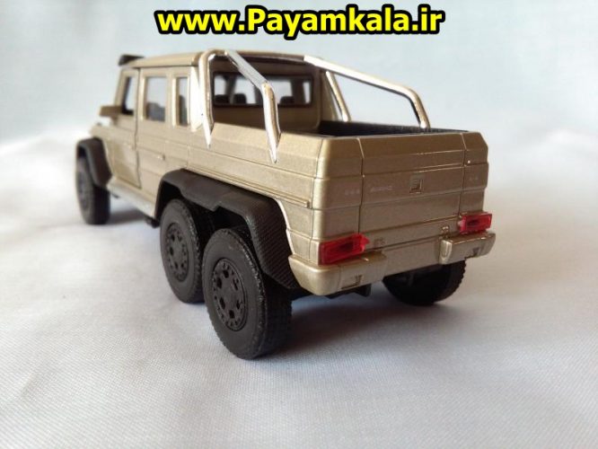 Mercedes-Benz G63 AMG 6X6 (آبی) ماکت ماشین فلزی اسباب بازی مرسدس بنز شاسی بلند 6 چرخ(1:32 WELLY)