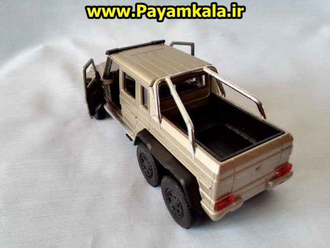 Mercedes-Benz G63 AMG 6X6 (آبی) ماکت ماشین فلزی اسباب بازی مرسدس بنز شاسی بلند 6 چرخ(1:32 WELLY)