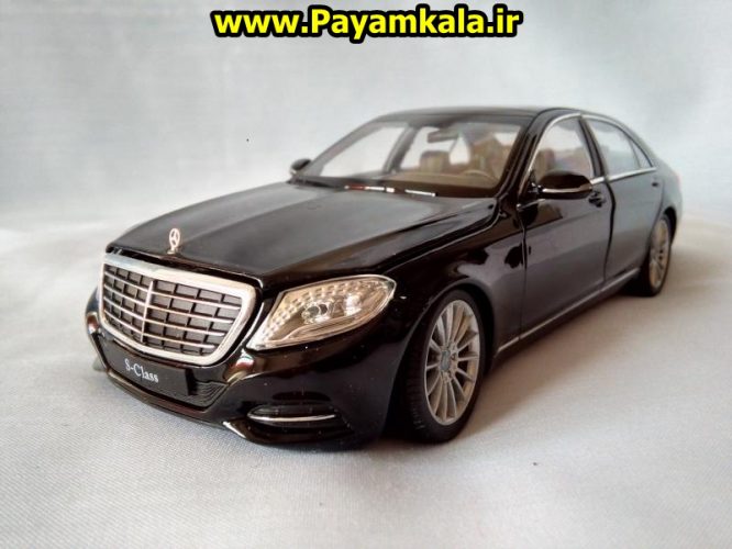 ماکت فلزی اسباب بازی مرسدس بنز S-Class بزرگ (1:24)(MERCEDES-BENZ S-CLASS) ساخت WELLY جزییات 100 درصد