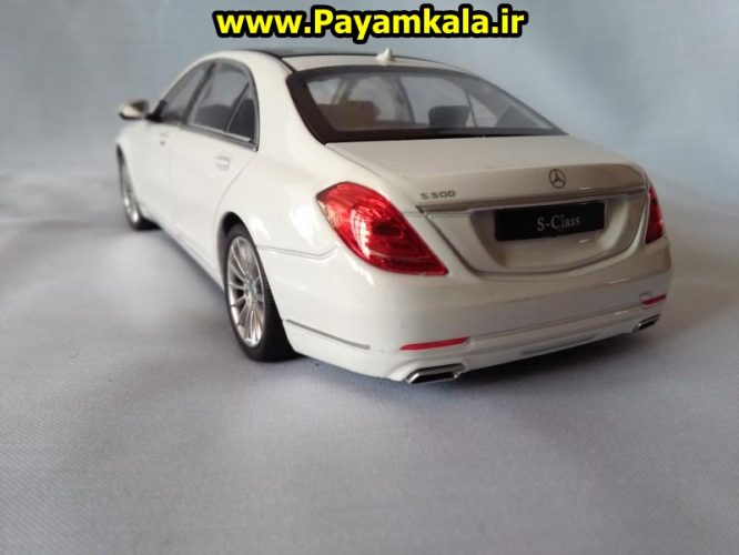 ماکت فلزی اسباب بازی مرسدس بنز S-Class بزرگ (1:24)(MERCEDES-BENZ S-CLASS) ساخت WELLY جزییات 100 درصد