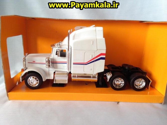 ماکت تریلی پتربیلت ( PETERBILT 379) بزرگ 1:32ساخت WELLY جزییات 100 درصد ساخت ویلی (WELLY)