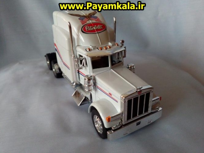 ماکت تریلی پتربیلت ( PETERBILT 379) بزرگ 1:32ساخت WELLY جزییات 100 درصد ساخت ویلی (WELLY)