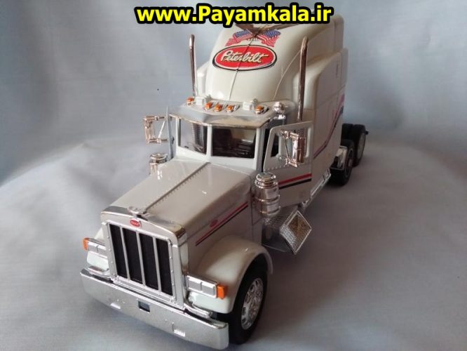 ماکت تریلی پتربیلت ( PETERBILT 379) بزرگ 1:32ساخت WELLY جزییات 100 درصد ساخت ویلی (WELLY)