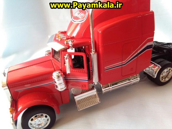 ماکت تریلی پتربیلت ( PETERBILT 379) بزرگ 1:32ساخت WELLY جزییات 100 درصد ساخت ویلی (WELLY)