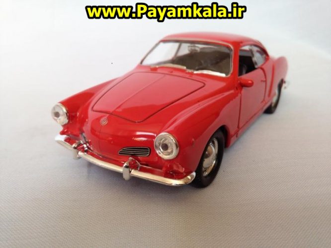 فولکس واگن کارمان کوپه (VOLKSWAGEN Karmann Ghia Coupe) (1:32)(WELLY) : پیام کالا فروشگاه اینترنتی مطمئن