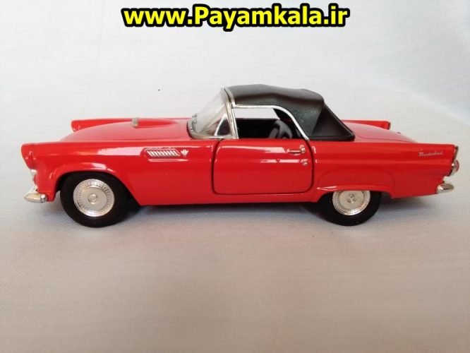 ماکت فلزی اتومبیل فورد تاندربرد (1955 FORD THUNDERBIRD BY WELLY): خرید اینترنتی مدل ماکت ماشین اسباب بازی فلزی عقب کش