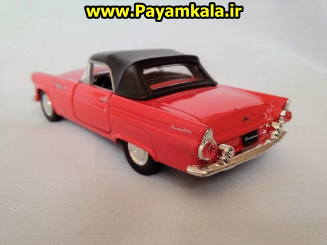 ماکت فلزی اتومبیل فورد تاندربرد (1955 FORD THUNDERBIRD BY WELLY): خرید اینترنتی مدل ماکت ماشین اسباب بازی فلزی عقب کش