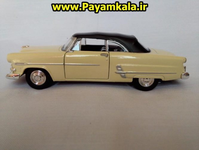 ماکت فلزی اتومبیل فورد سانلاینر (1953 FORD CRESTLINE SUNLINER BY WELLY) : خرید اینترنتی مدل ماکت ماشین اسباب بازی فلزی عقب کش