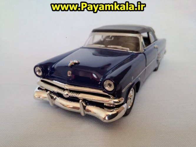 ماکت فلزی اتومبیل فورد سانلاینر (1953 FORD CRESTLINE SUNLINER BY WELLY) : خرید اینترنتی مدل ماکت ماشین اسباب بازی فلزی عقب کش