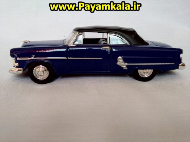 ماکت فلزی اتومبیل فورد سانلاینر (1953 FORD CRESTLINE SUNLINER BY WELLY) : خرید اینترنتی مدل ماکت ماشین اسباب بازی فلزی عقب کش