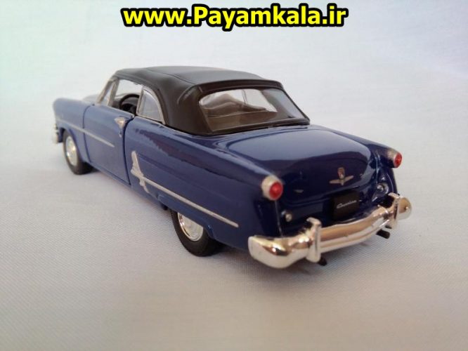 ماکت فلزی اتومبیل فورد سانلاینر (1953 FORD CRESTLINE SUNLINER BY WELLY) : خرید اینترنتی مدل ماکت ماشین اسباب بازی فلزی عقب کش