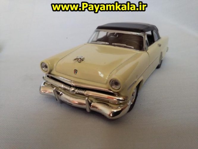 ماکت فلزی اتومبیل فورد سانلاینر (1953 FORD CRESTLINE SUNLINER BY WELLY) : خرید اینترنتی مدل ماکت ماشین اسباب بازی فلزی عقب کش