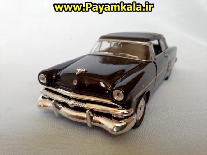 ماکت فلزی اتومبیل فورد سانلاینر (1953 FORD CRESTLINE SUNLINER BY WELLY) : خرید اینترنتی مدل ماکت ماشین اسباب بازی فلزی عقب کش