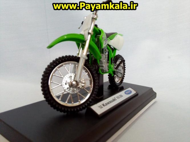 ماکت فلزی موتورسیکلت کاوازاکی (Kawasaki KX 250 BY WELLY)(1/18) ساخت ویلی : فروشگاه اینترنتی پیام کالا خرید فروش انواع کالای اصلی