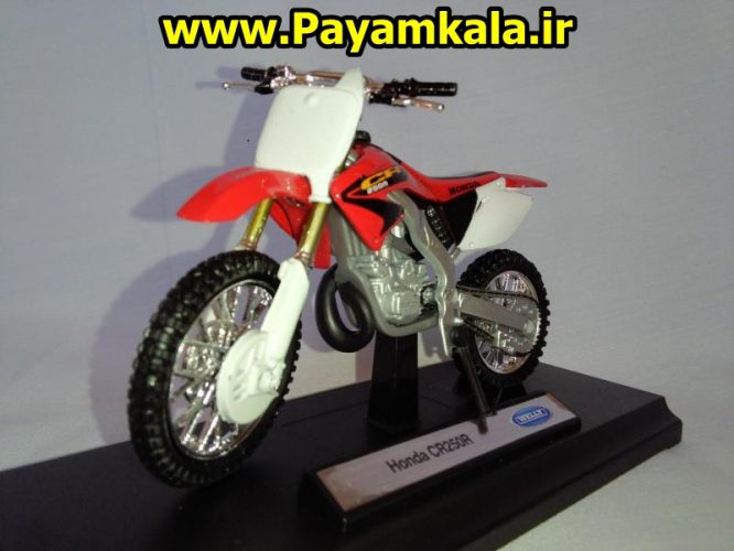 ماکت فلزی موتورسیکلت هوندا (Honda CR250R BY WELLY)(1/18) ساخت ویلی : فروشگاه اینترنتی پیام کالا خرید فروش انواع کالای اصلی