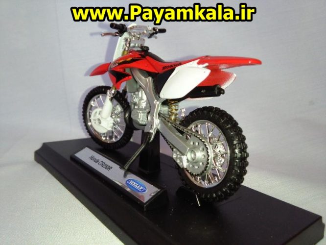 ماکت فلزی موتورسیکلت هوندا (Honda CR250R BY WELLY)(1/18) ساخت ویلی : فروشگاه اینترنتی پیام کالا خرید فروش انواع کالای اصلی