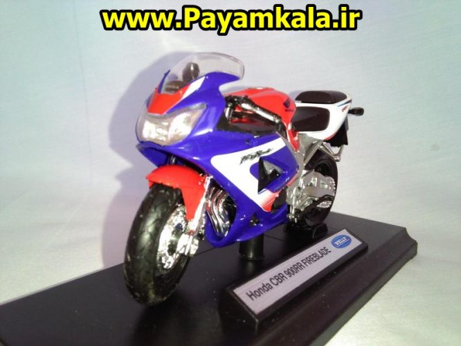 ماکت فلزی موتورسیکلت هوندا (Honda CBR 900RR FIREBLADE BY WELLY)(1/18) ساخت ویلی : فروشگاه اینترنتی پیام کالا خرید فروش انواع کالای اصلی