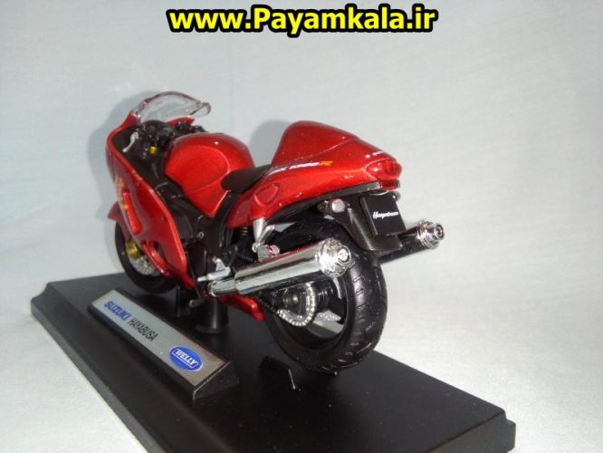 ماکت فلزی موتورسیکلت سوزوکی (SUZUKI HAYABUSA BY WELLY)(1/18) ساخت ویلی : فروشگاه اینترنتی پیام کالا خرید فروش انواع کالای اصلی