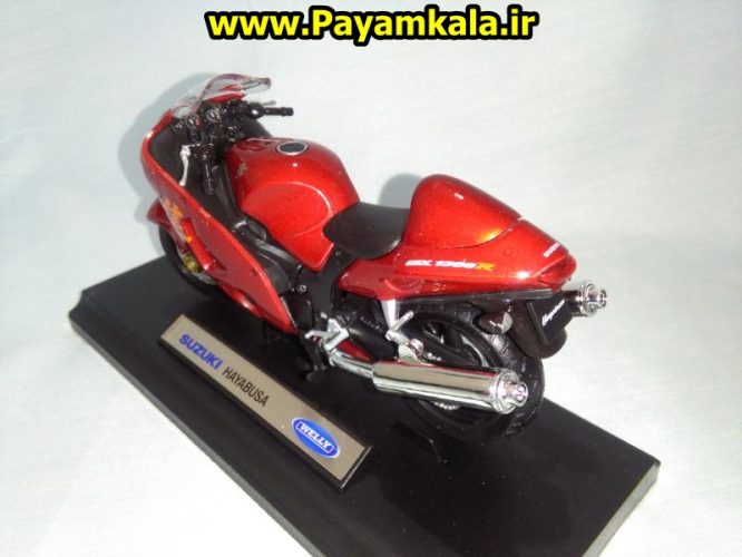 ماکت فلزی موتورسیکلت سوزوکی (SUZUKI HAYABUSA BY WELLY)(1/18) ساخت ویلی : فروشگاه اینترنتی پیام کالا خرید فروش انواع کالای اصلی