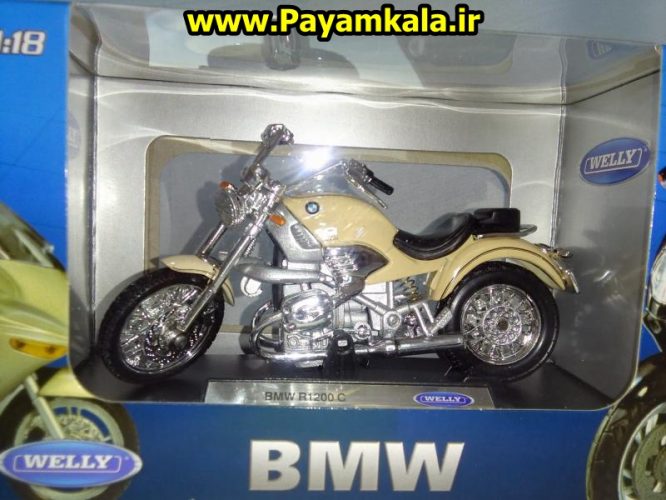 ماکت فلزی موتورسیکلت ب ام و (BMW R1200C BY WELLY)(1/18) ساخت ویلی : فروشگاه اینترنتی پیام کالا خرید فروش انواع کالای اصلی