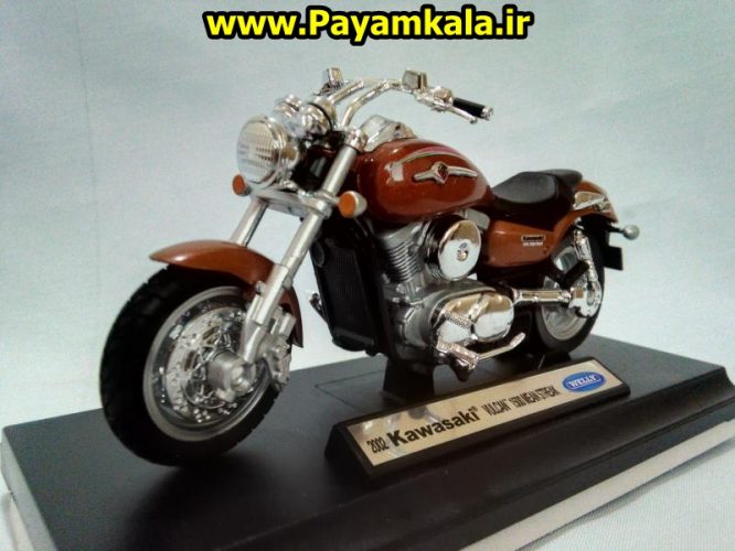 ماکت فلزی موتورسیکلت کاوازاکی (KAWASAKI VULCAN1500 MEAN STREAK BY WELLY)(1/18) ساخت ویلی : فروشگاه اینترنتی پیام کالا خرید فروش انواع کالای اصلی