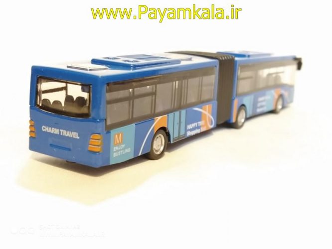 ماکت فلزی اسباب بازی عقب کش اتوبوس BRT 