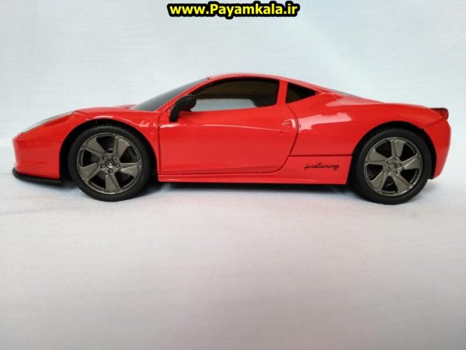 ماشین اسباب بازی فلزی فراری 458 (BY XLG) بزرگ (1:24) چراغدار-صدادار رنگ قرمز : Ferrari 458 خرید فروش انواع کالا