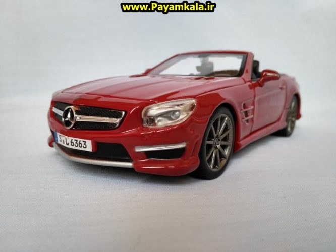 مرسدس بنز کروکی بزرگ (1:24)(Mercedes-Benz SL 63 AMG) : خرید و فروش انواع ماکت اسباب بازی ، عروسک ، لگو پیام کالا maisto