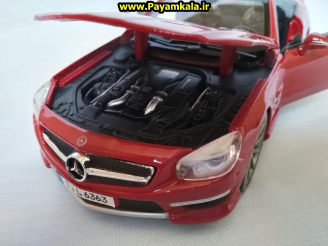 مرسدس بنز کروکی بزرگ (1:24)(Mercedes-Benz SL 63 AMG) : خرید و فروش انواع ماکت اسباب بازی ، عروسک ، لگو پیام کالا maisto