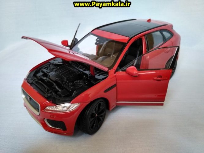 ماکت فلزی جگوار شاسی بلند بزرگ (1:24) (JAGUAR F-PACE BY WELLY)