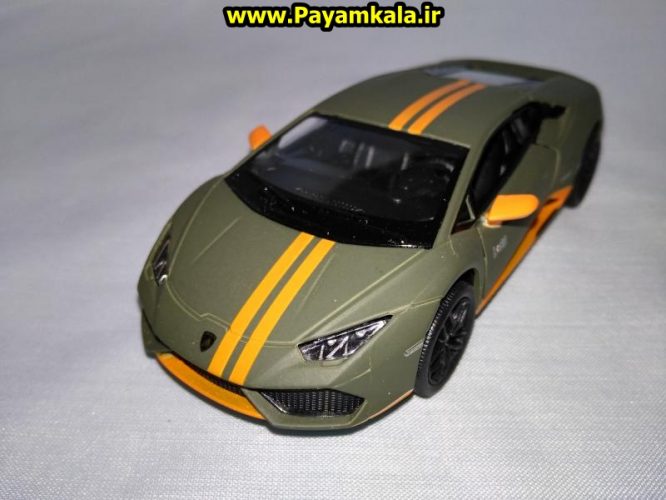 ماشین اسباب بازی فلزی لامبورگینی (LAMBORGHINI HURACAN BY KINSMART)