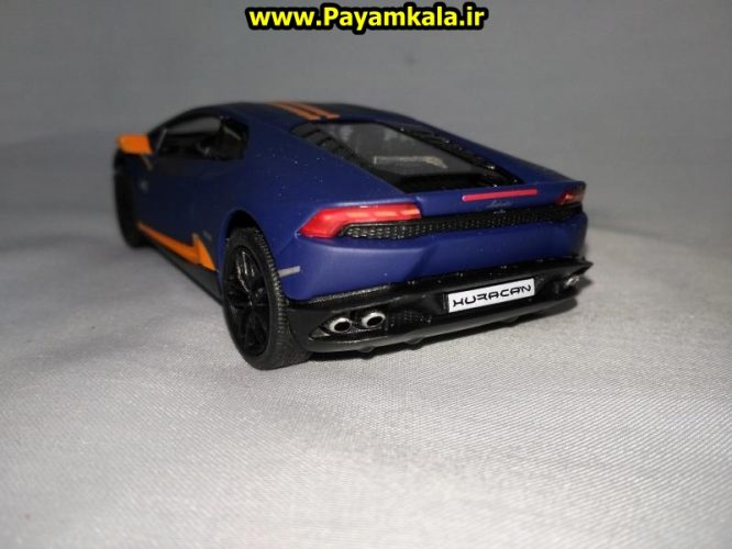 ماشین اسباب بازی فلزی لامبورگینی (LAMBORGHINI HURACAN BY KINSMART)