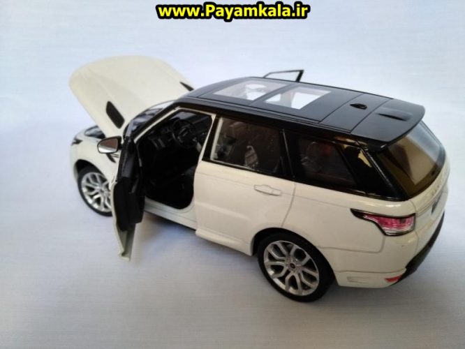 ماکت فلزی ماشین اسباب بازی رنج رور اسپرت (Range Rover Sport) بزرگ 1:24 ساخت WELLY جزییات 100 درصد