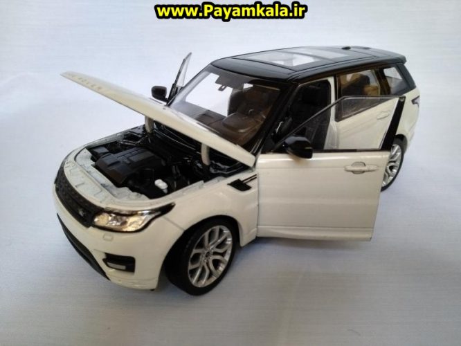 ماکت فلزی ماشین اسباب بازی رنج رور اسپرت (Range Rover Sport) بزرگ 1:24 ساخت WELLY جزییات 100 درصد