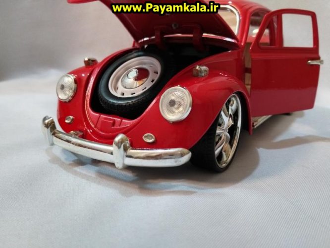 (رینگ اسپرت) ماکت ماشین اسباب بازی فولکس بزرگ (1:18) (VOLKSWAGEN BEETLE 1967)