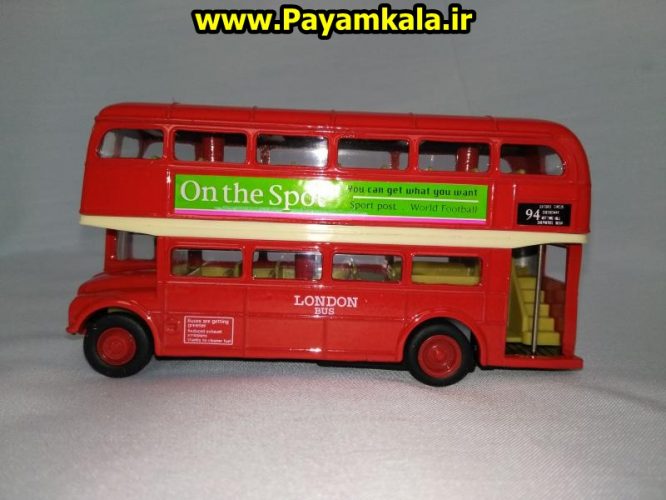 ماکت اسباب بازی اتوبوس لندن (کد 9930)(LONDON BUS BY WELLY)