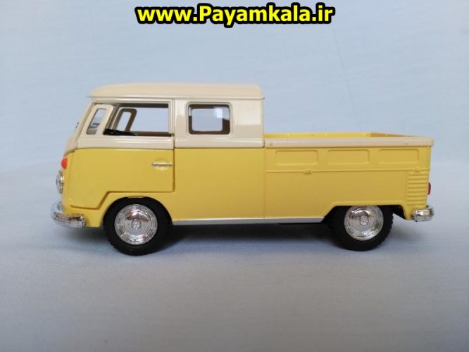 ماکت فلزی ماشین وانت فولکس دوکابین کینسمارت (Volkswagen Bus Double Cab BY KINSMART)