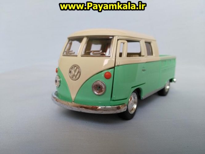 ماکت فلزی ماشین وانت فولکس دوکابین کینسمارت (Volkswagen Bus Double Cab BY KINSMART)