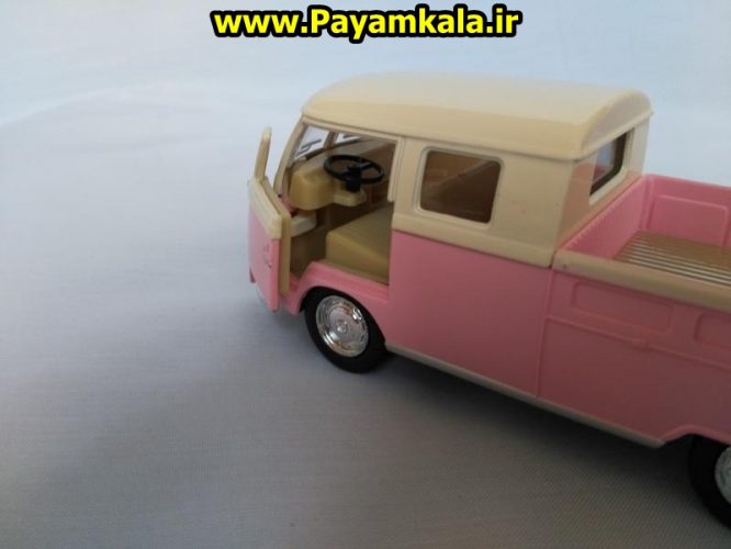 ماکت فلزی ماشین وانت فولکس دوکابین کینسمارت (Volkswagen Bus Double Cab BY KINSMART)