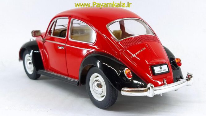 ماکت ماشین اسباب بازی فولکس بزرگ (1:24) (VOLKSWAGEN BEETLE 1967)